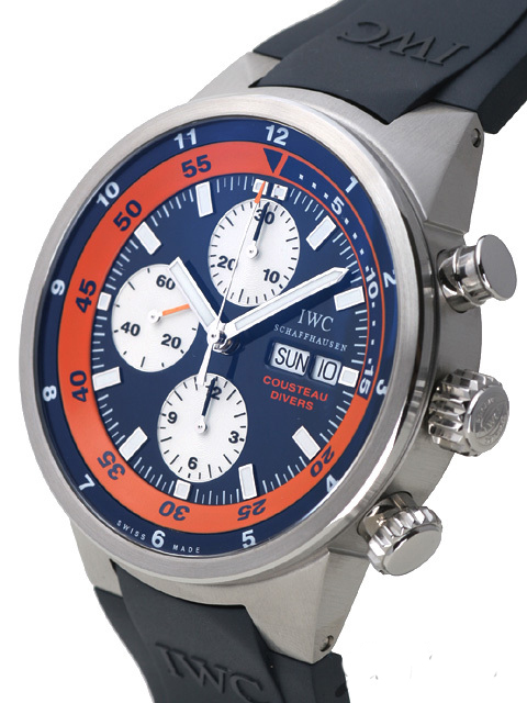 IWCスーパーコピー アクアタイマークロノ クストーダイバーズ 2007 IW378101